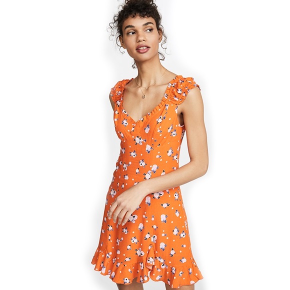 Free People Dresses & Skirts - Free People | Like a Lady Citrus Print Mini Dress
